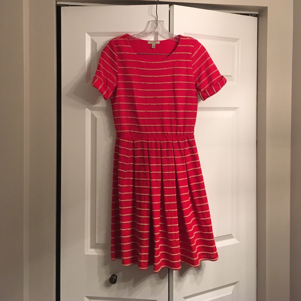 Anthropologie Bordeaux brand dress